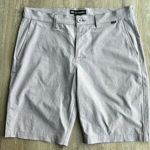 Travis Mathew pinkish Gray Shorts Size 34